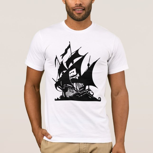 T-shirt La baie de pirate (Devant)