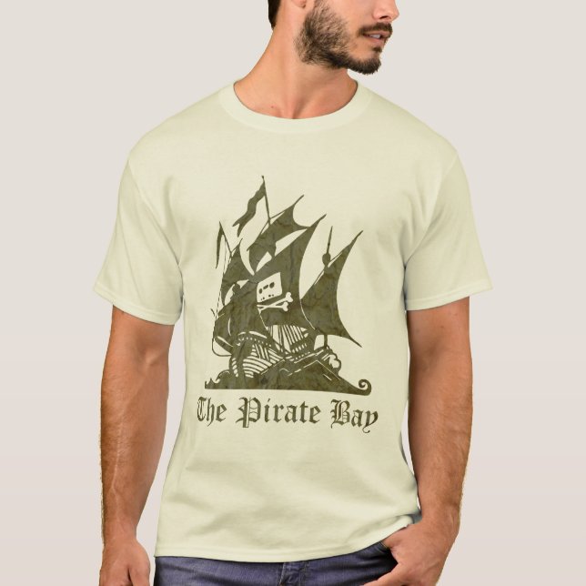 T-shirt La baie de pirate (Devant)