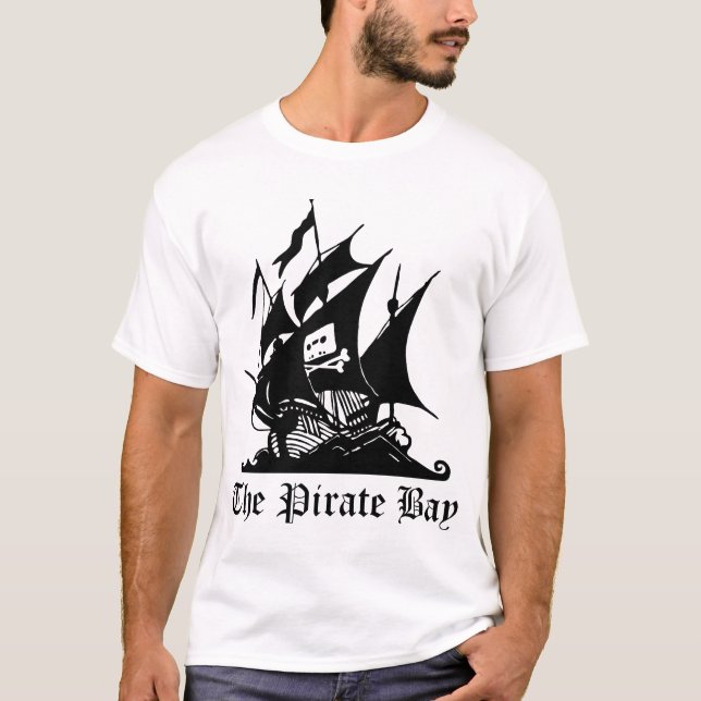 T-shirt La baie de pirate (blanche) (Devant)