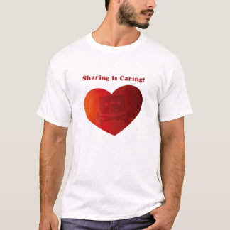 T-shirt La baie de pirate : Le partage s'inquiète