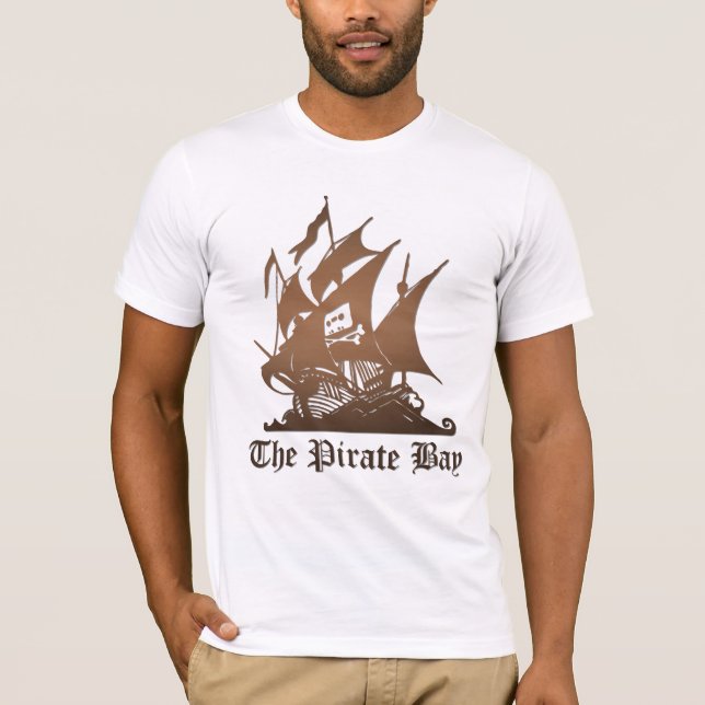T-shirt La baie de pirate - logo original (Devant)