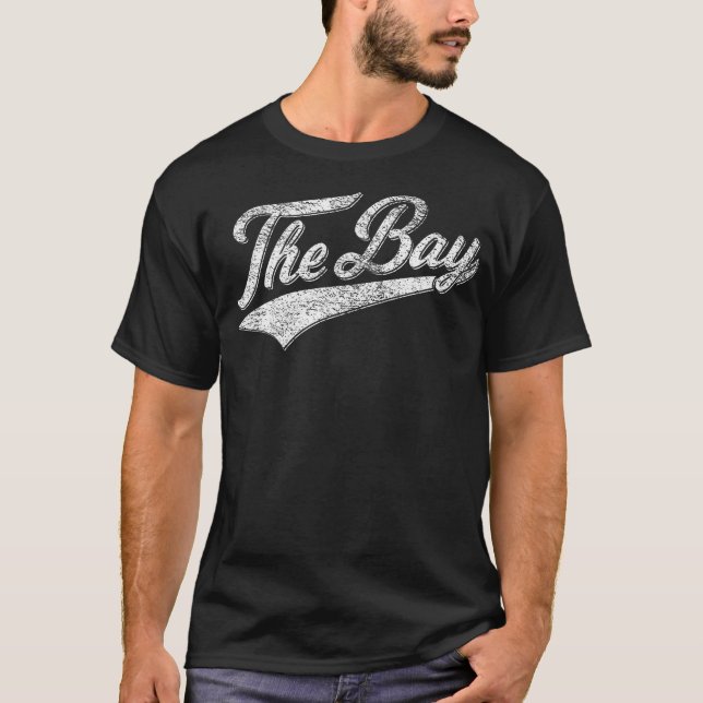 T-shirt La baie de San Francisco Zone Varsity Script Jer (Devant)