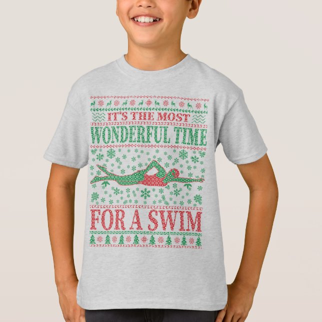 T-SHIRT LA BAIGNADE DE NOËL AMUSANTE CITE UN PEU PLUS DOUX (Devant)