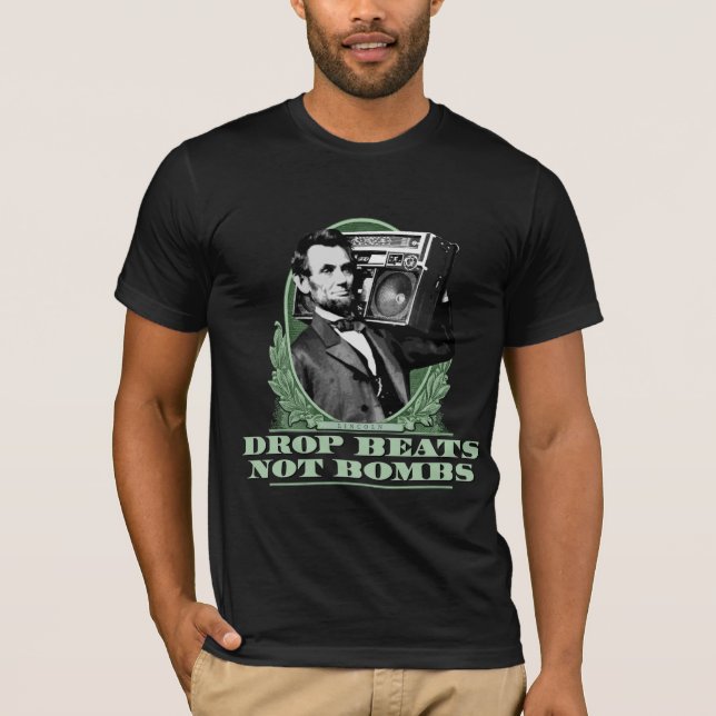 T-shirt La baisse bat pas la citation d'Abe Lincoln de (Devant)
