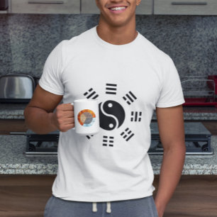 T-shirt La balance : Ba Gua, huit trigrammes yin yang TCM