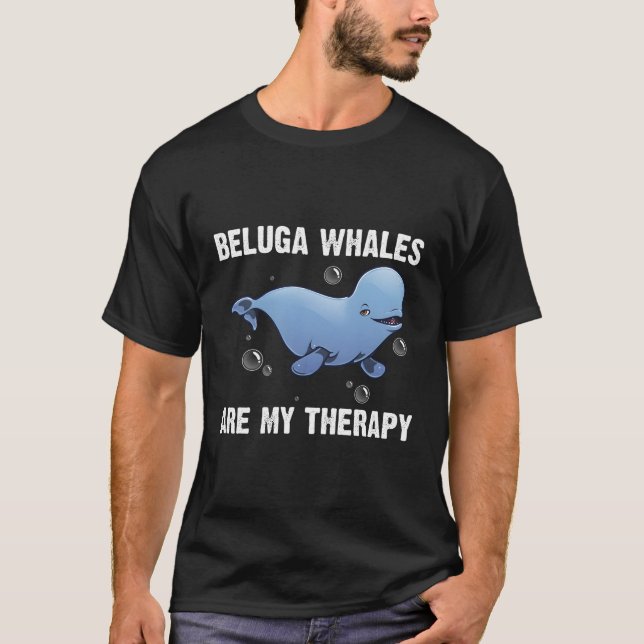 T-shirt La Baleine Beluga Pour Orca Baleines Sauvent L'Océ (Devant)