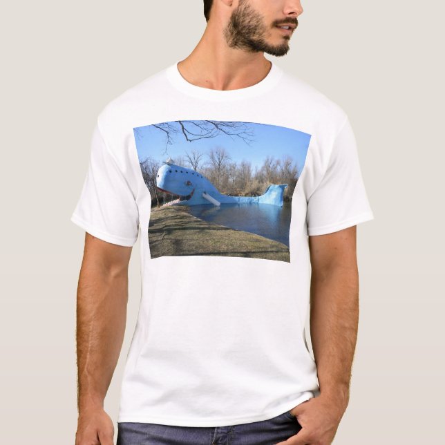 T-shirt La baleine bleue de Catoosa (Devant)