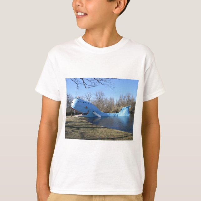 T-shirt La baleine bleue de Catoosa (Devant)