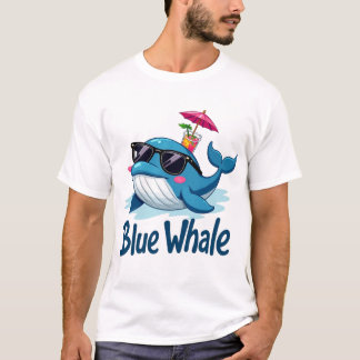 T-shirt La Baleine Bleue : Majestic géante des profondeurs
