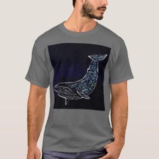 T-shirt La baleine galaxie