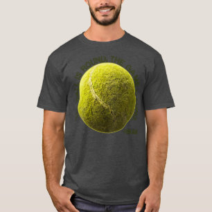 T-shirt La balle est ronde le jeu est Long Bjorn Borg