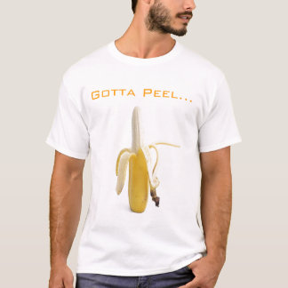 T-shirt La banane a obtenu d'éplucher… Chemise