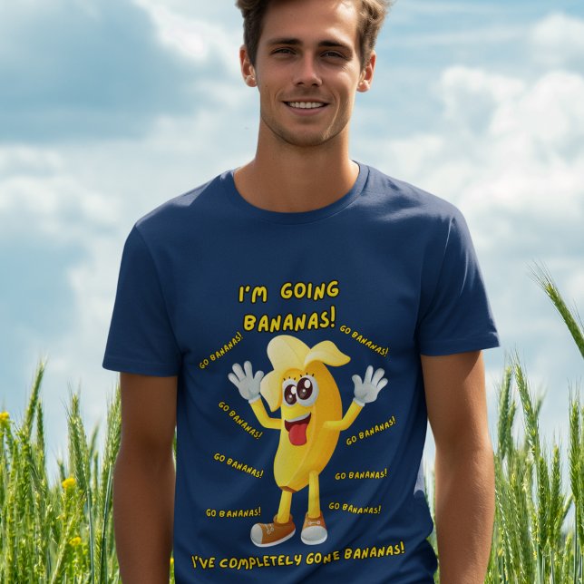 T-shirt La banane comique plaisante "Je vais manger des ba (Créateur téléchargé)