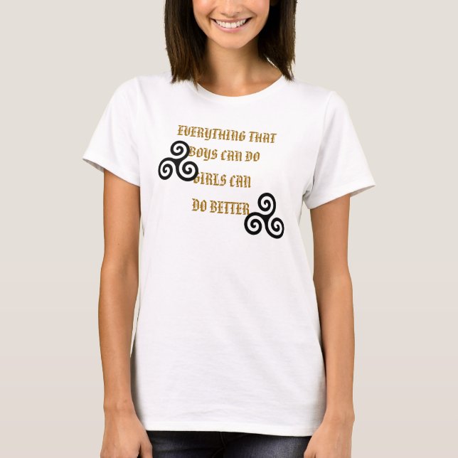 T-shirt La bande de fille (Devant)