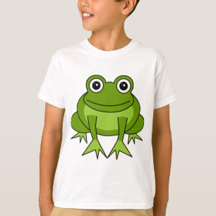 T-shirt La bande dessinée mignonne de grenouille badine le