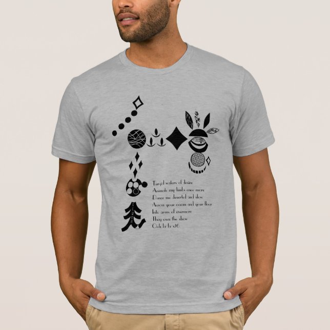 T-shirt La bande d'indices "s'enfuient pour se marier" (Devant)