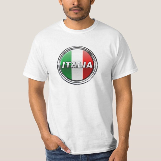T-shirt La Bandiera - le drapeau italien (Devant)