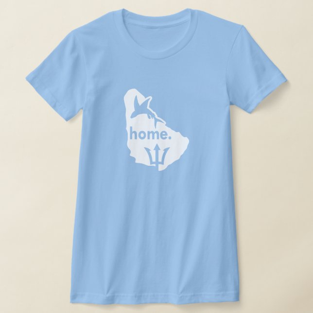T-shirt La Barbade est ma maison (Poser)