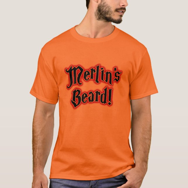 T-shirt La barbe de MERLIN - magie, magicien, magicien (Devant)