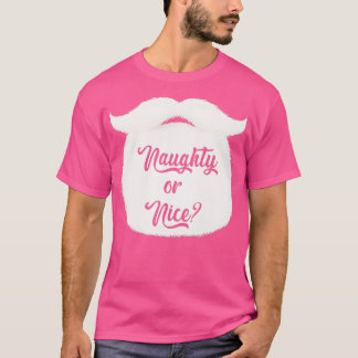 T-shirt La Barbe Du Père Noël Naughty Ou Belle Noël Noël G