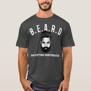 T-shirt La Barbe Est Exceptionnelle Chez Les Mecs Régulier
