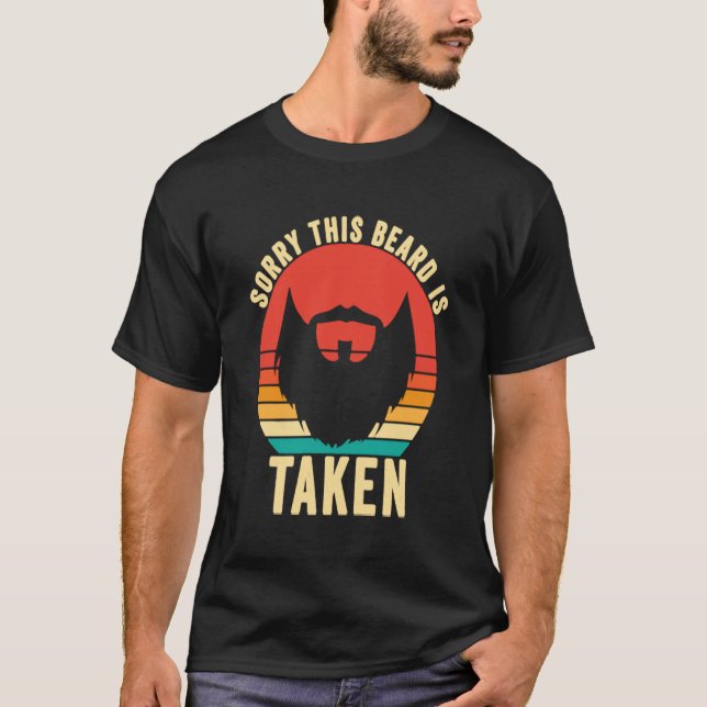 T-shirt La barbe est prise (Devant)