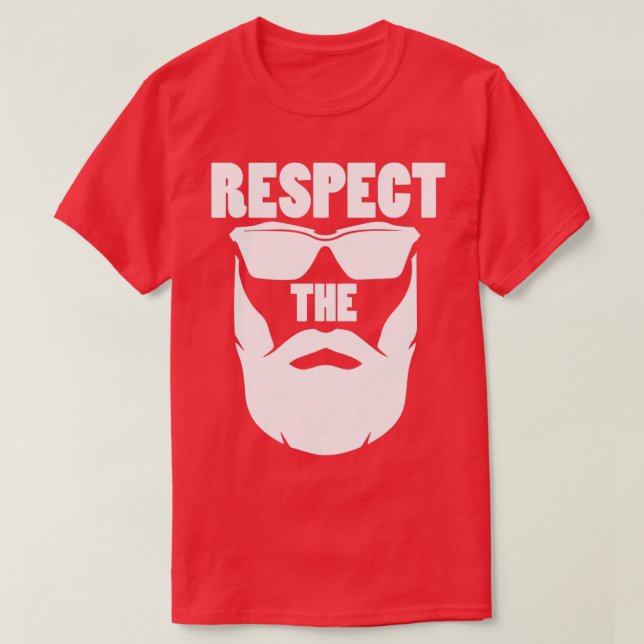 T-shirt La barbe respecte la barbe (Design devant)