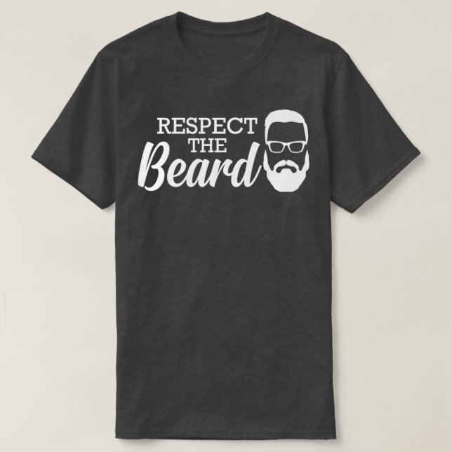 T-shirt La barbe respecte la barbe 3 (Design devant)