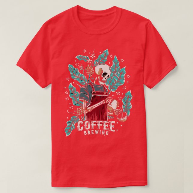 T-shirt La barista morte 1 (Design devant)