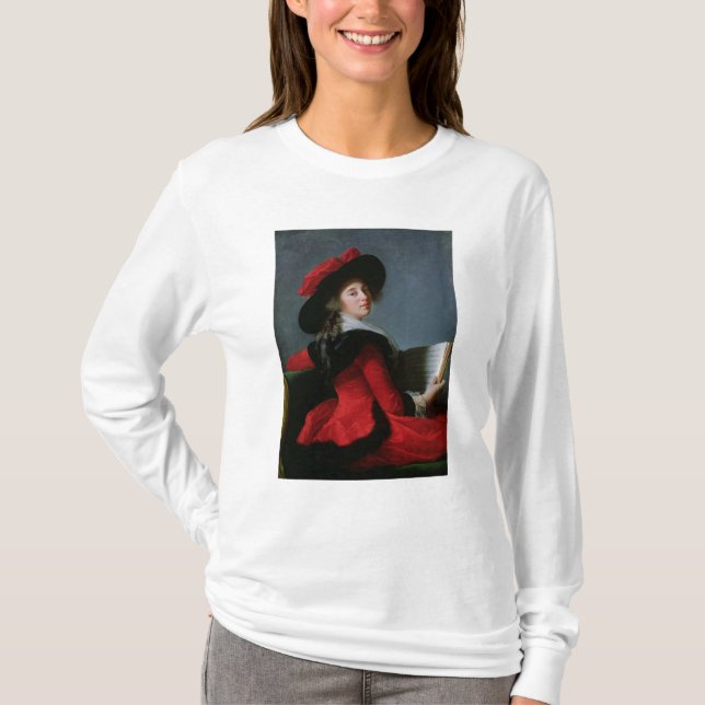 T-shirt La Baronne de Crussol, 1785 (Devant)