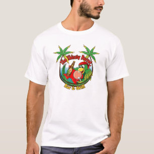 T-shirt La barre et le gril assoiffés de perroquet