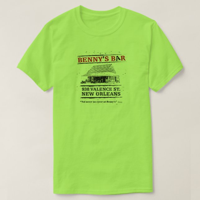 T-shirt La barre la Nouvelle-Orléans de Benny (Design devant)