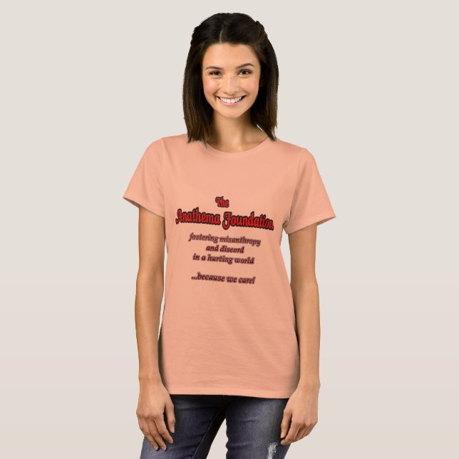T-shirt la base d'anathème (Devant entier)