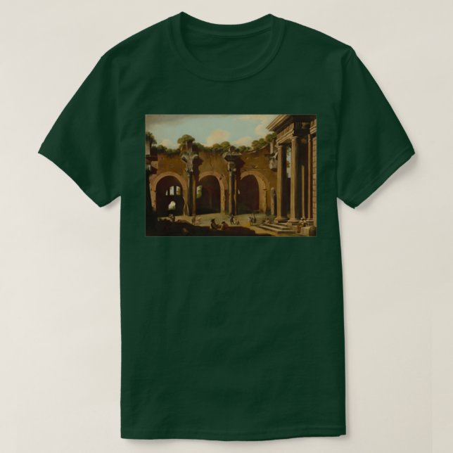T-shirt La Basilique de Constantin à la colonnade dorique (Design devant)