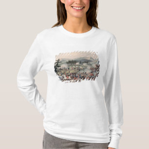 T-shirt La bataille de Barrosa a gravé à l'eau-forte par