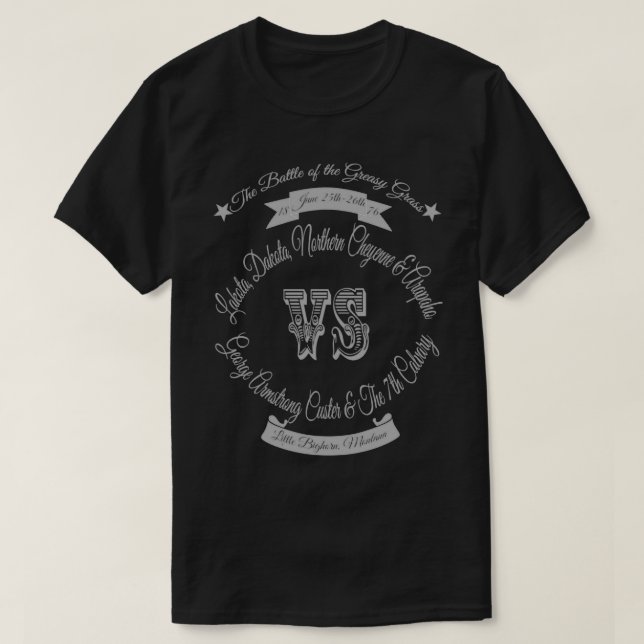 T-shirt La bataille de l'herbe grasse  (Design devant)