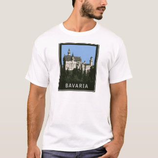 T-shirt La Bavière Neuschwanstein