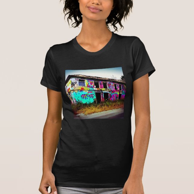 T-shirt La beauté dans la destruction | Maison abandonnée (Devant)