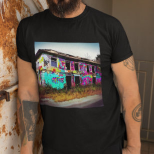 T-shirt La beauté dans la destruction   Maison abandonnée