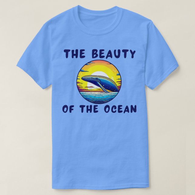 T-shirt La beauté de la baleine (Design devant)