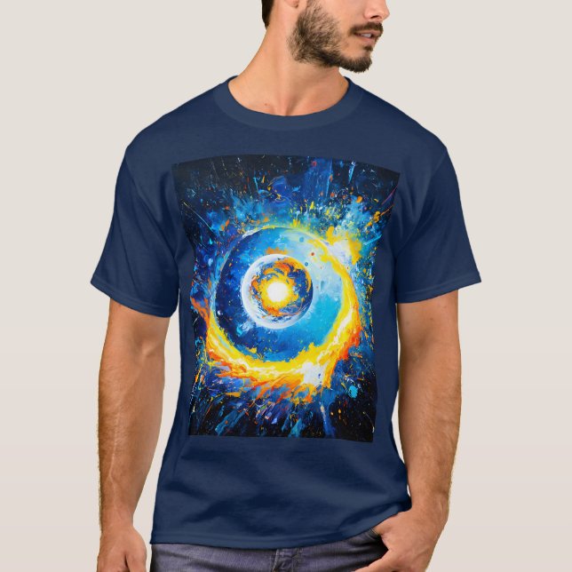 T-shirt la beauté de l'univers (Devant)