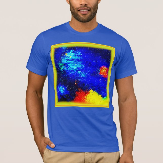 T-shirt La Beauté des Nebulas et des Galaxies. Commandez d (Devant)
