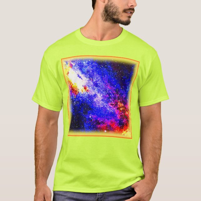 T-shirt La Beauté des Nebulas et des Galaxies. Commandez d (Devant)