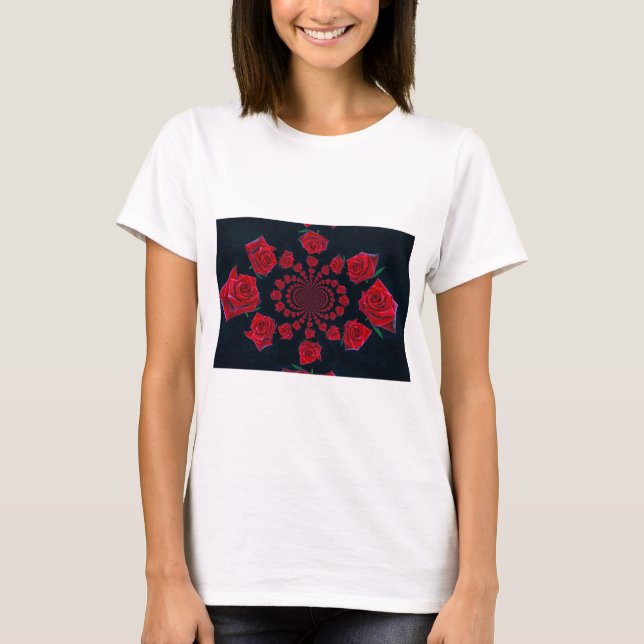 T-shirt La beauté des Roses : Imaginaire floral (Devant)