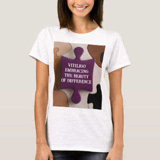T-shirt La beauté est dans les pièces : sensibilisation Vi