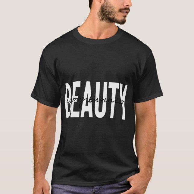 T-shirt La Beauté Est Mon Entreprise Licence Esthétique Pe (Devant)