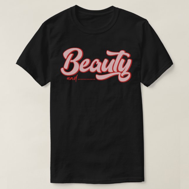 T-shirt La beauté et la barbe (Design devant)