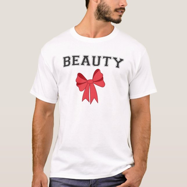 T-shirt La beauté et la bête (Devant)