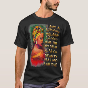 T-shirt La beauté n'a pas de teint Afro-Américain Melani