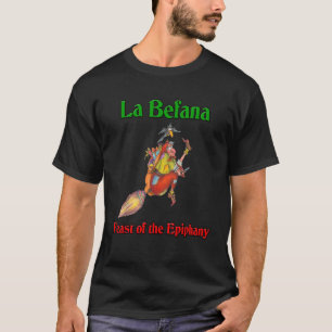 T-shirt La Befana sorcière de Noël italienne Fête de l'Épi